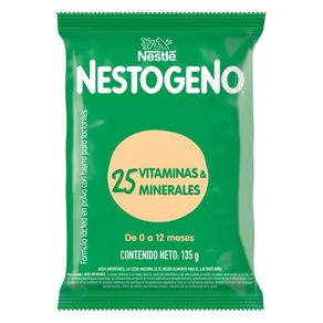 Formula Infantil Nestogeno 0 A 12 Meses Bolsa X 135 Gr