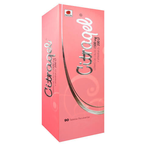 Citragel Calcio/vitamina D3 1500mg/200 Ui X 90 Tabl
