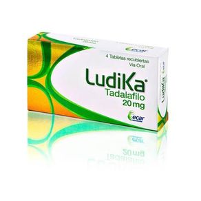 Ludika Tadalafilo 20 Mg X 4 Tabl