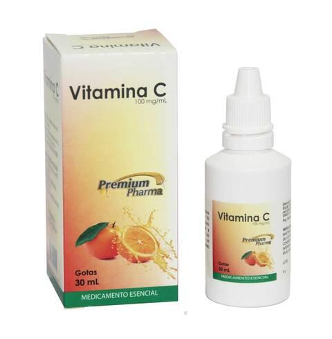 Vitamina C 100 Mg Gotas X 30 Ml Premium Pharma
