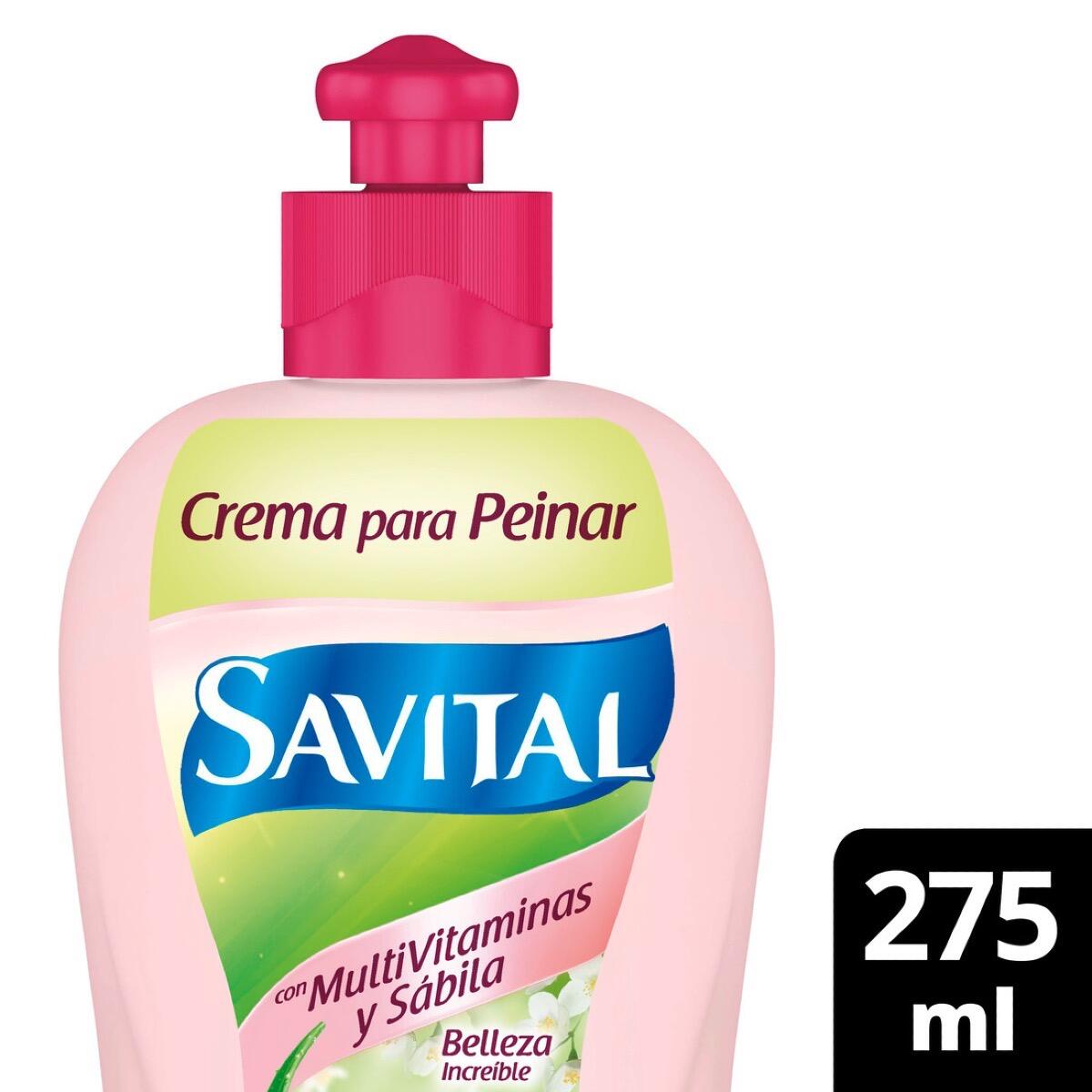 Crema Peinar Savital Multivitaminas X 275 Ml