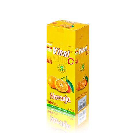 Vical Vitamina C Naranja X 144 Tabletas Masticable
