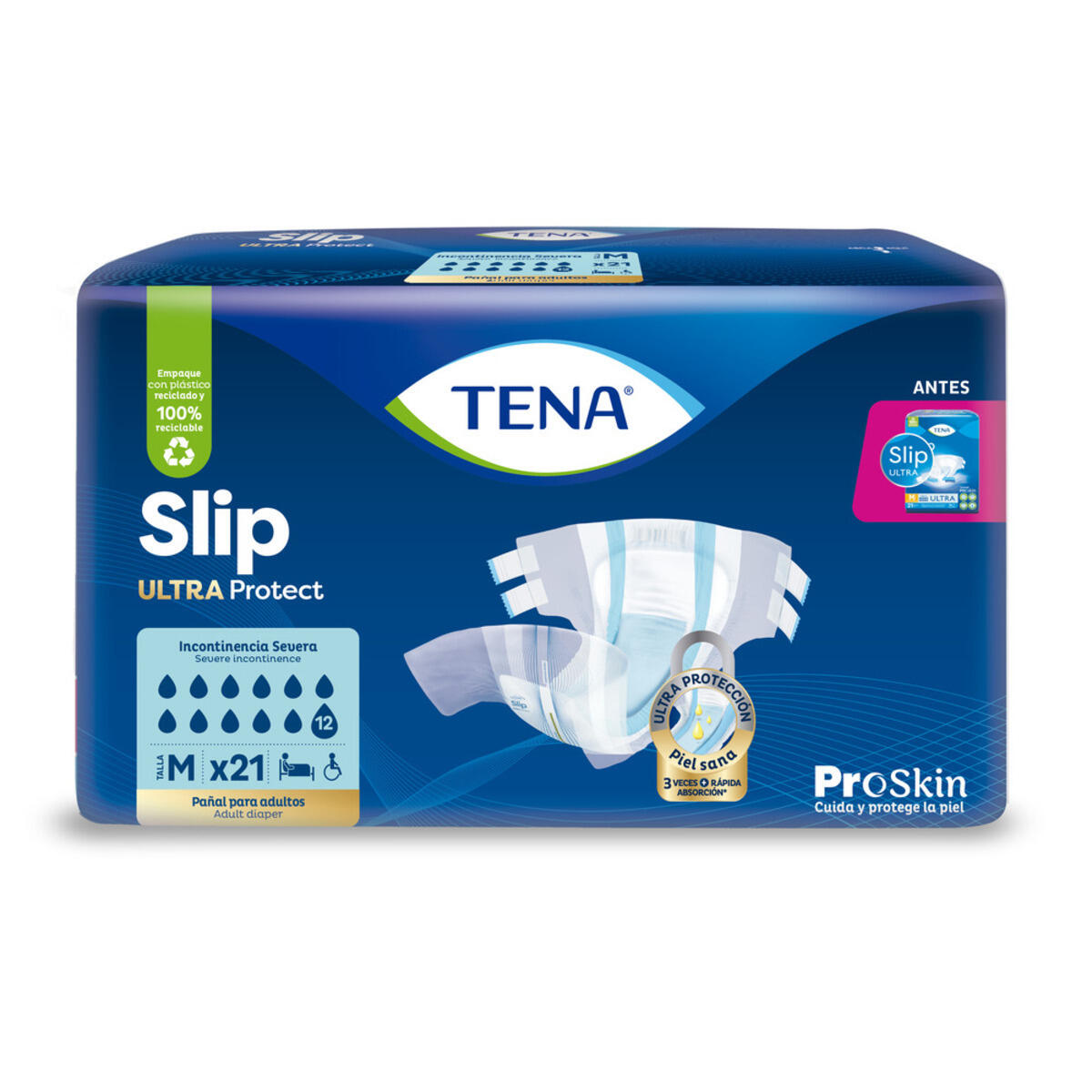Tena Slip Ultra Talla M X 21 Und