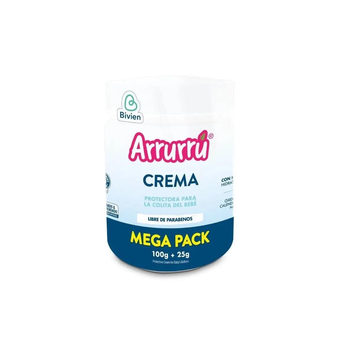 Crema Arrurru Antipanalitis X 100 Gr + Crema X 25 Gr Mega Pack