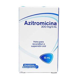 Azitromicina 200 Mg/5 Ml Polvo Para Preparar X 15 Ml