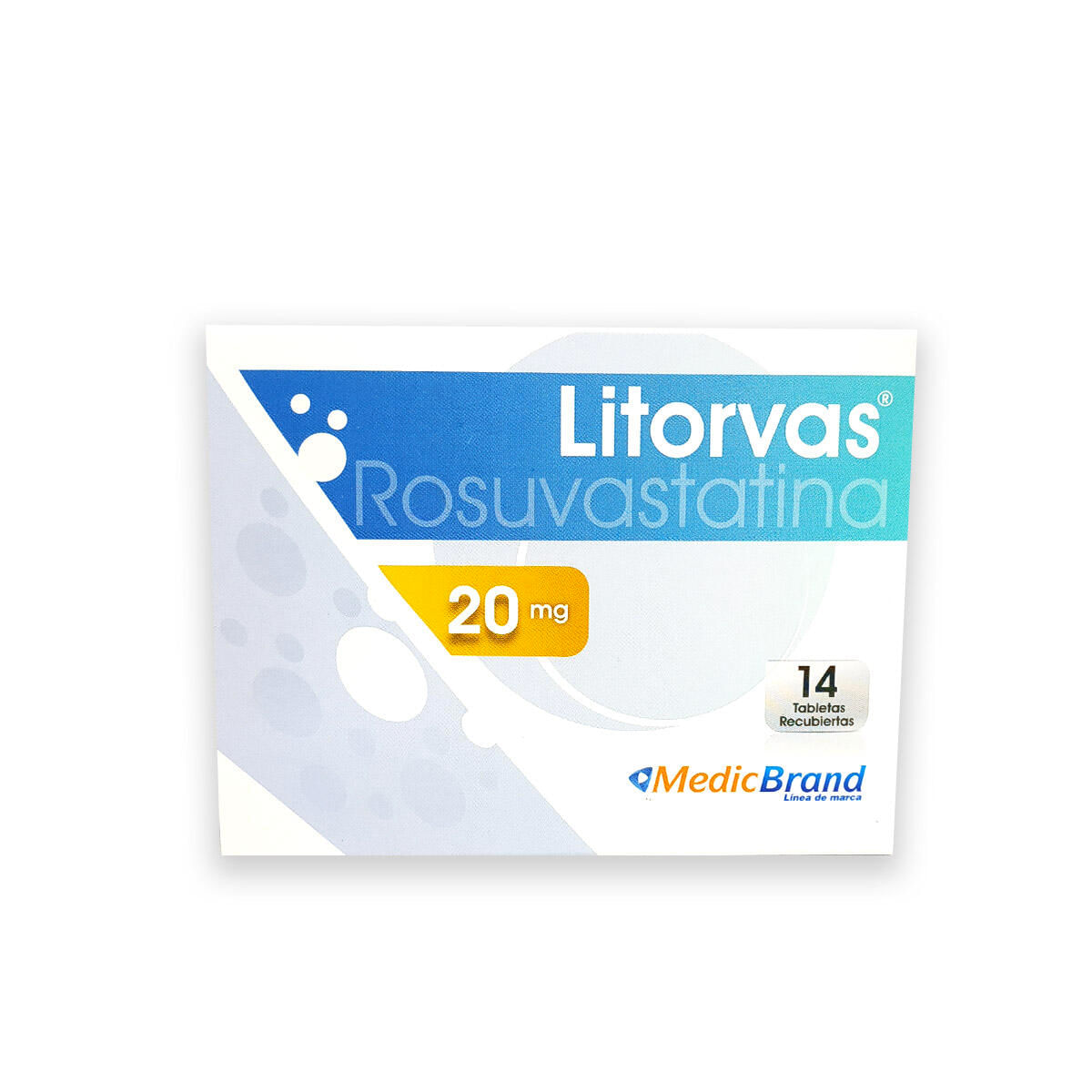 Litorvas Rosuvastatina 20 Mg X 14 Tabl