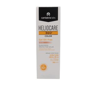 Protector Solar Heliocare 360 Gel Oil Free Color Beige Toque Seco Spf 50 X 50 Ml