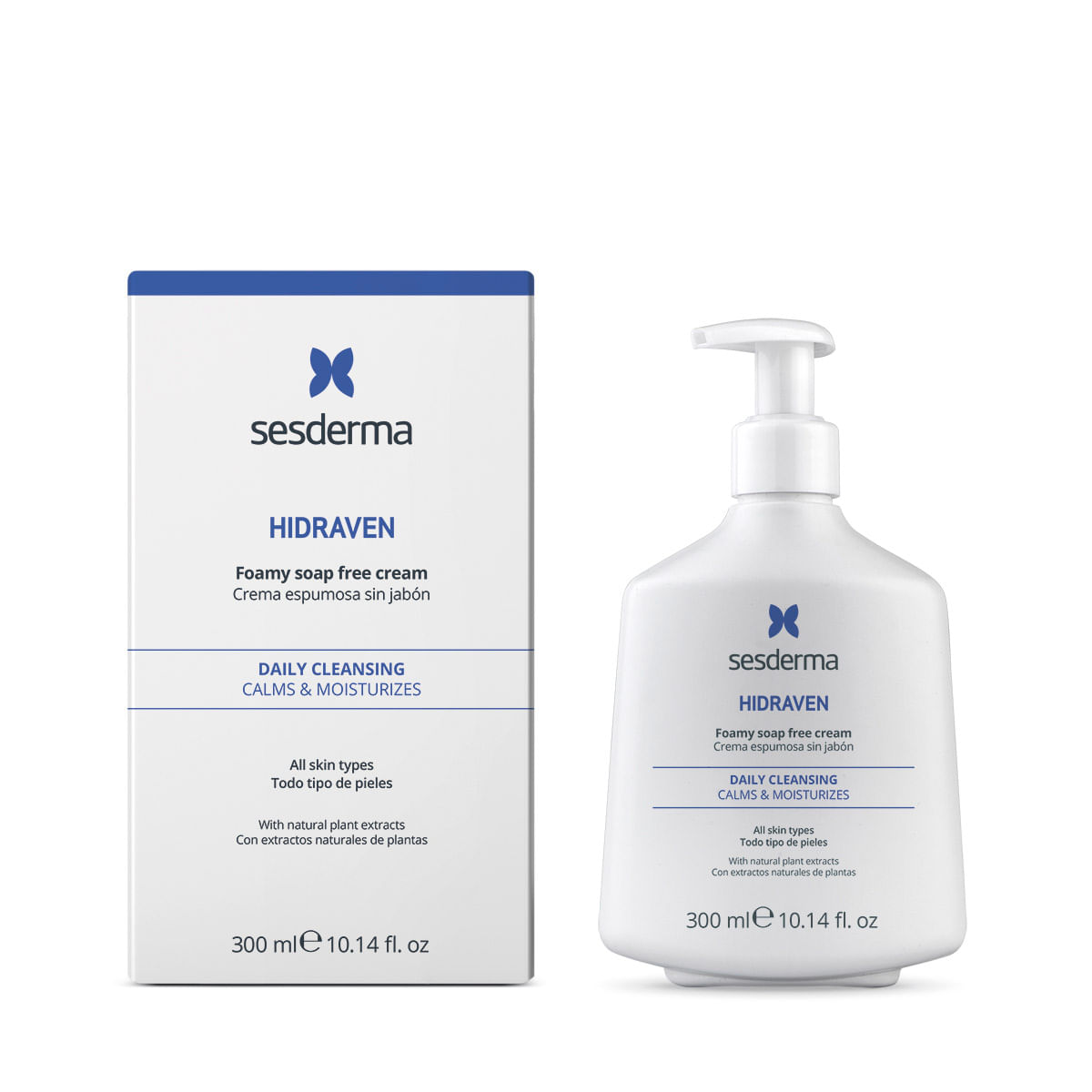 Hidraven Crema Espumosa Sin Jabon Daily Deansing X 300 Ml