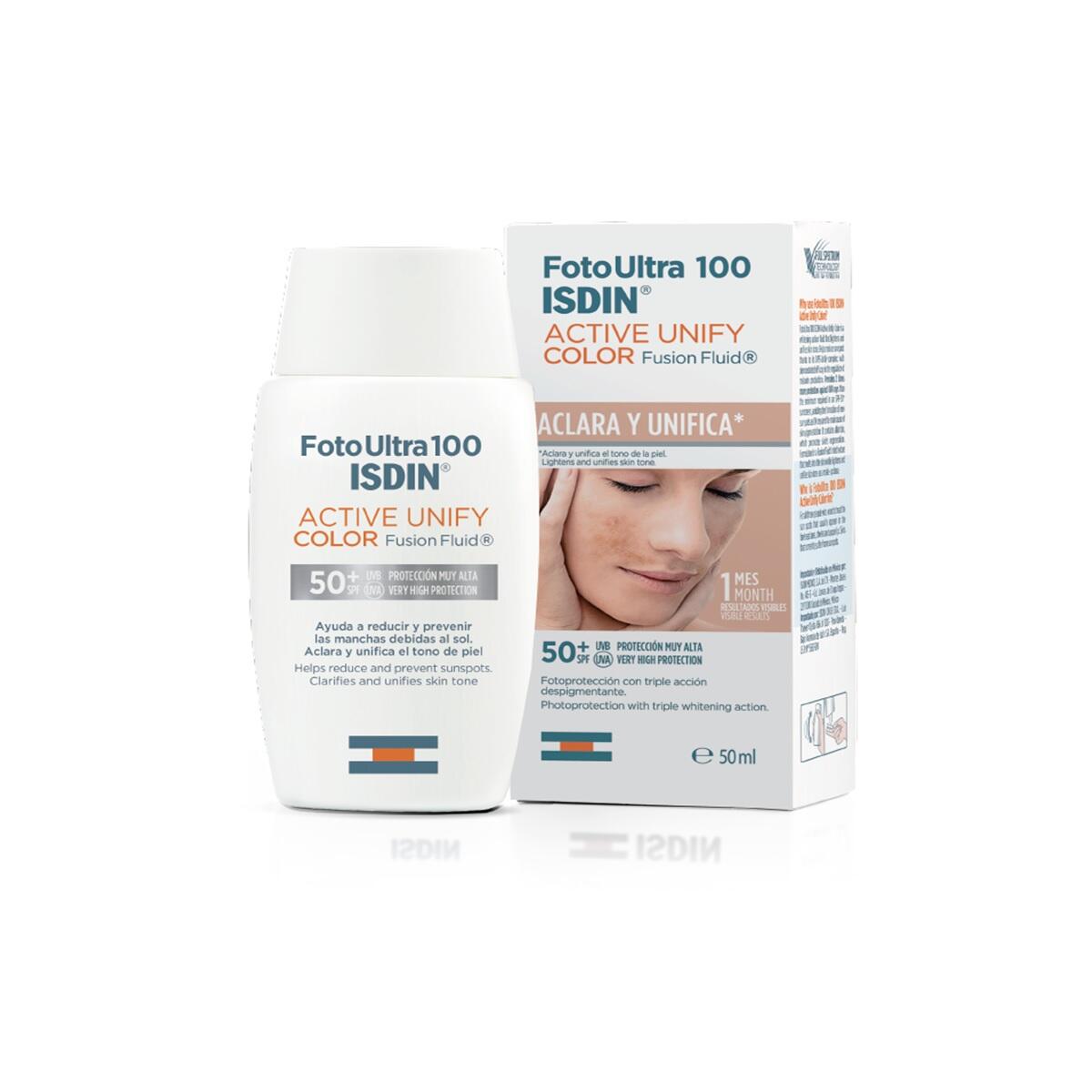 Foto Ultra 100 Isdin Active Unify Color Spf 50 X 50 Ml
