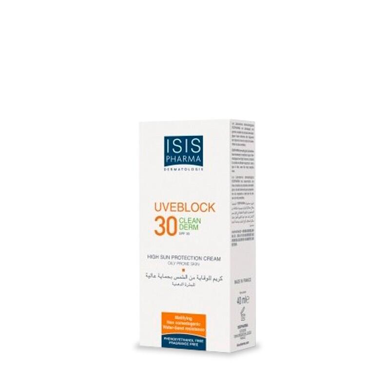 Protector Solar Uveblock 30 Clean Derm Spf 30 X 40 Ml