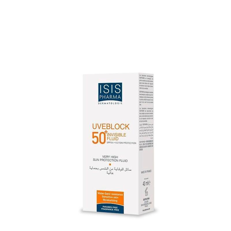 Protector Solar Uveblock 50 Invisible Fluid X 40 Ml