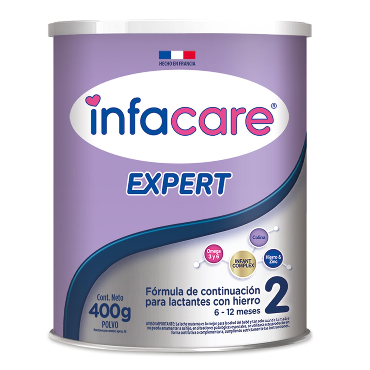 Formula Infantil Infacare Expert 2 X 400 Gr