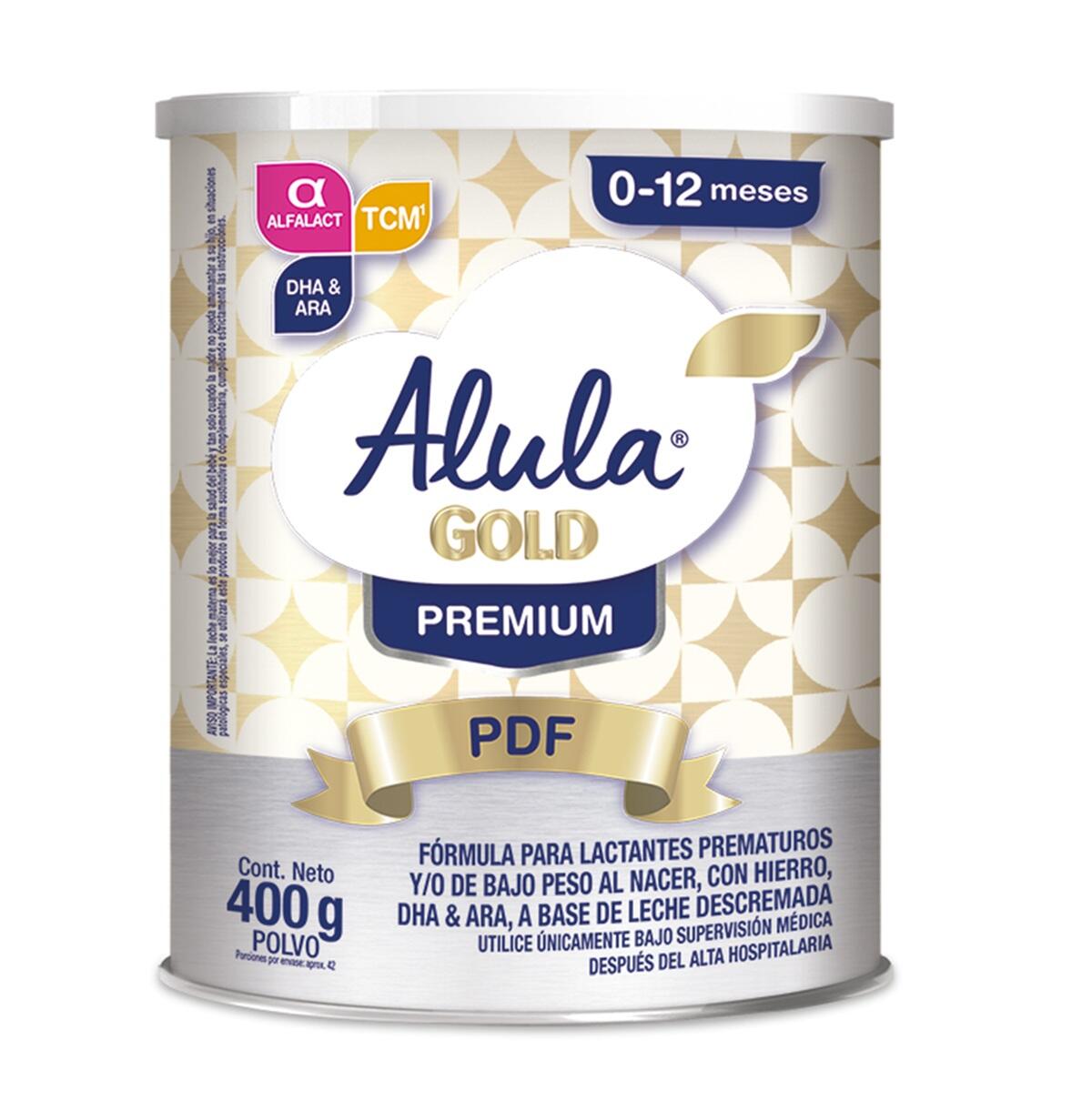 Formula Infantil Alula Gold Premium Pdf Prematuros X 400 Gr