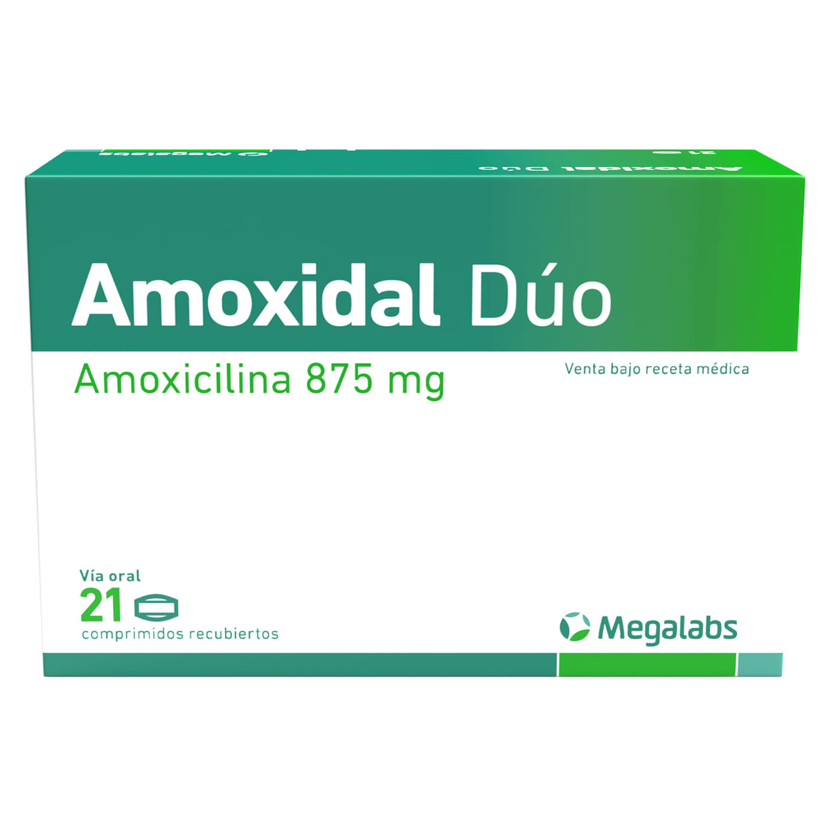 Amoxidal Duo Amoxicilina 875 Mg X 21 Comp
