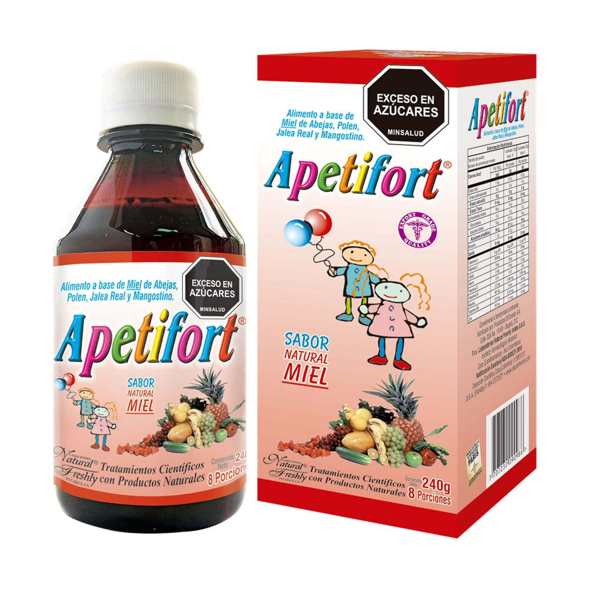 Apetifort Miel X 240 Gr