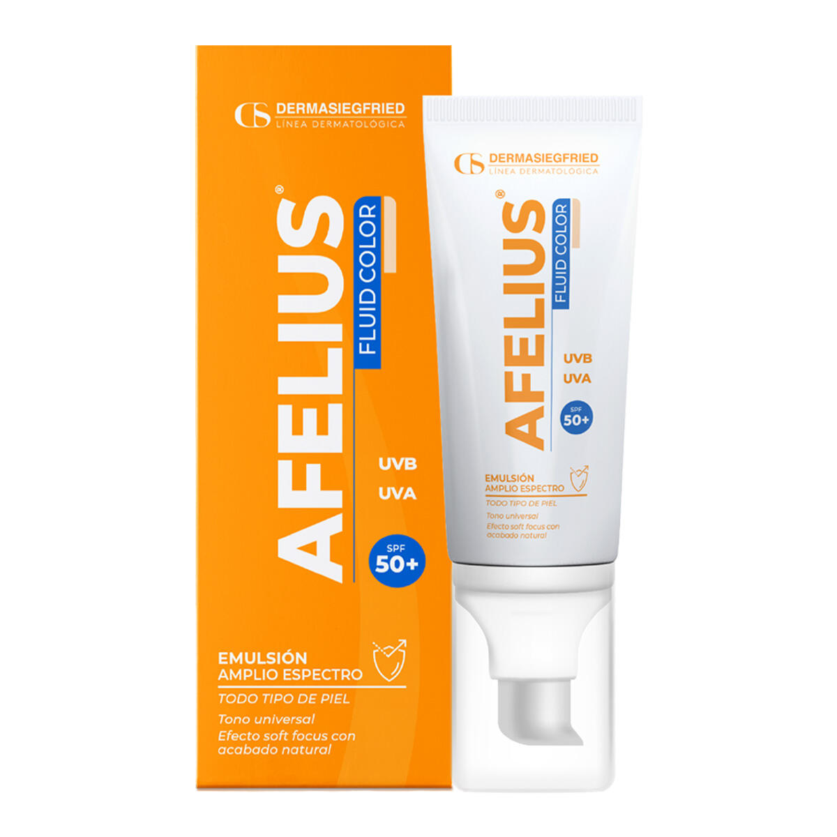 Protector Solar Afelius Fluid Color Spf 50+ X 50 Gr