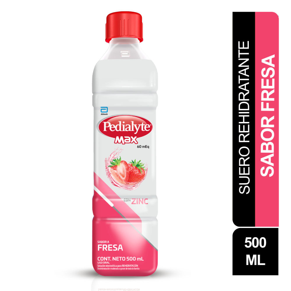 Pedialyte Max 60 Fresa X 500 Ml