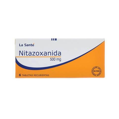 Nitazoxanida 500 Mg X 6 Tabl