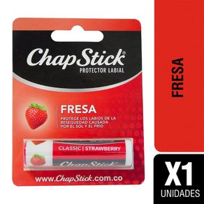 Chap Stick Protector Labial Fresa X 4.2 Gr