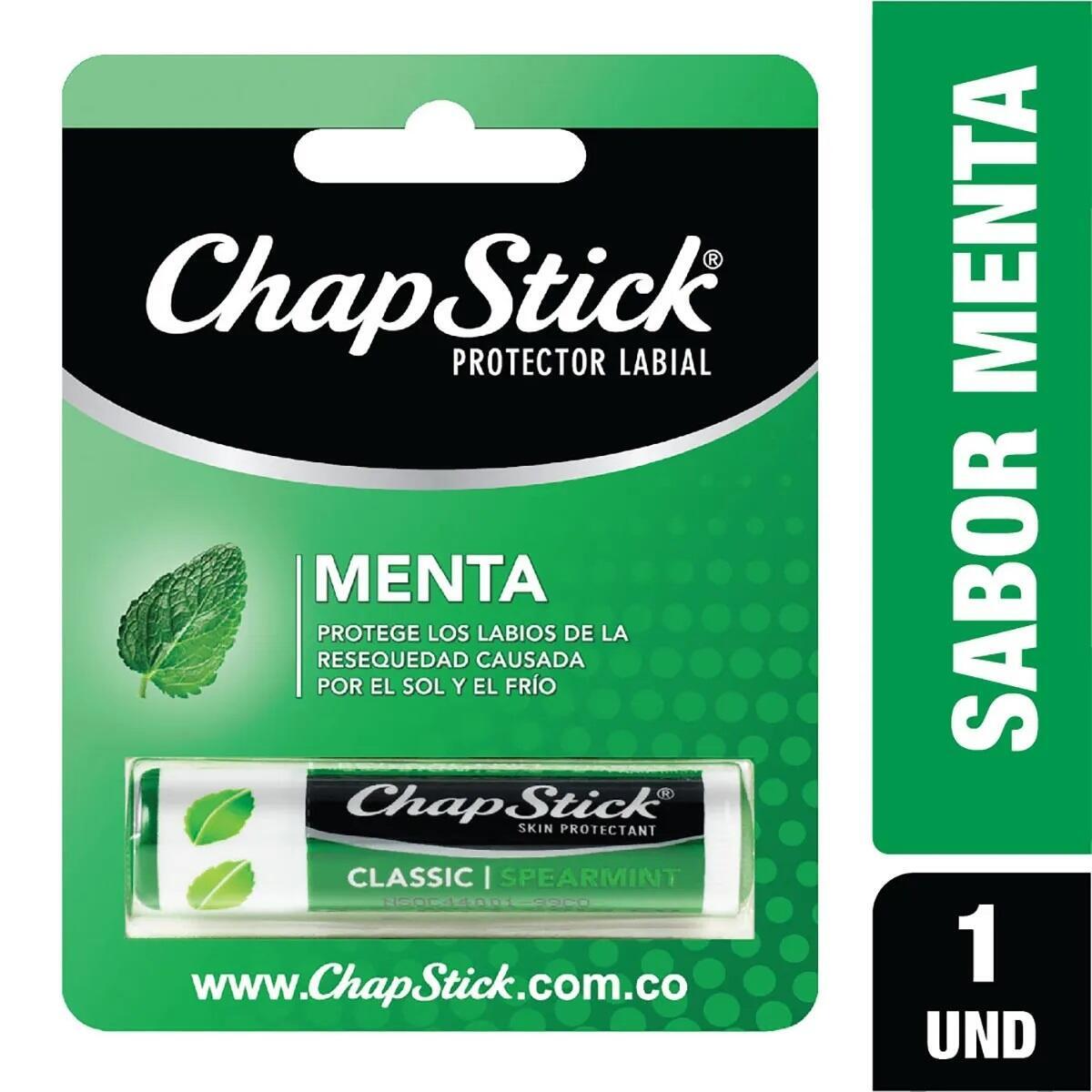 Chap Stick Protector Labial Menta X 4.2 Gr