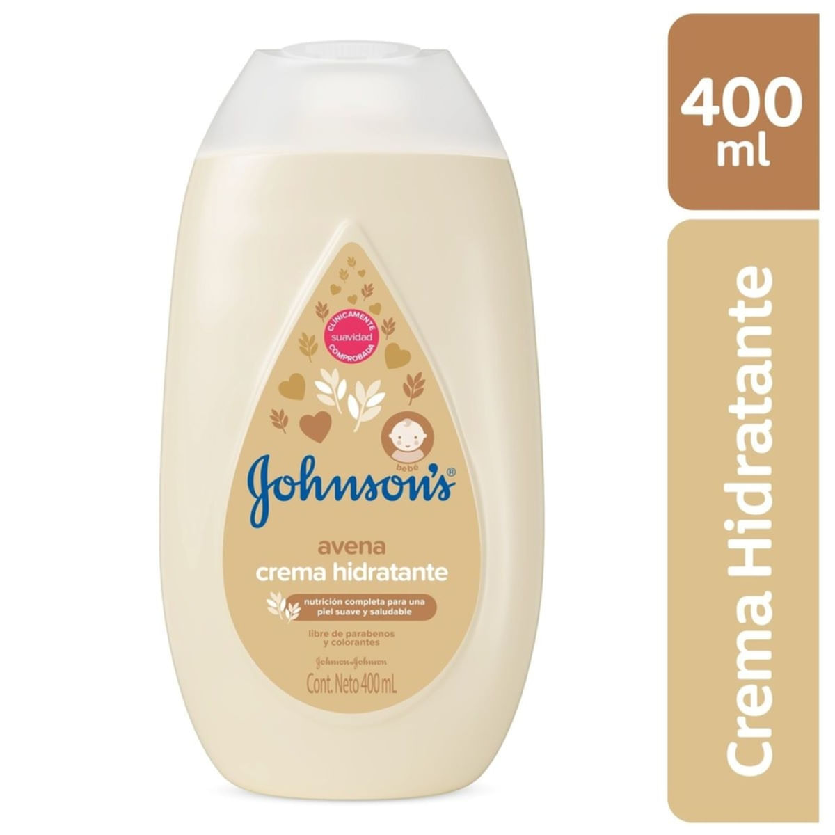 Crema Johnson Liquida Baby Avena X 400 Ml