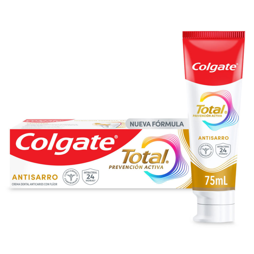 Crema Dental Colgate Total 12 Anti Sarro X 75 Ml