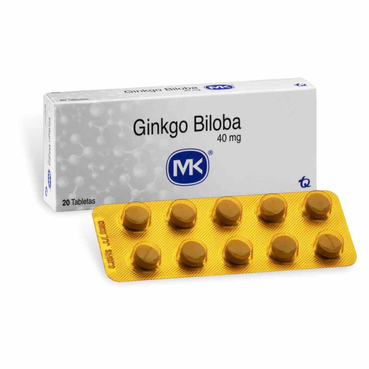 Ginkgo Biloba 40 Mg X 20 Tabl