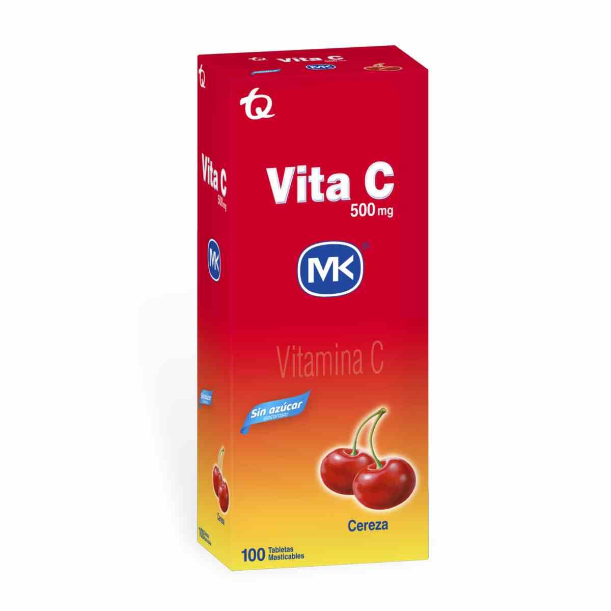Vita C Cereza X 100 Tabletas Masticables
