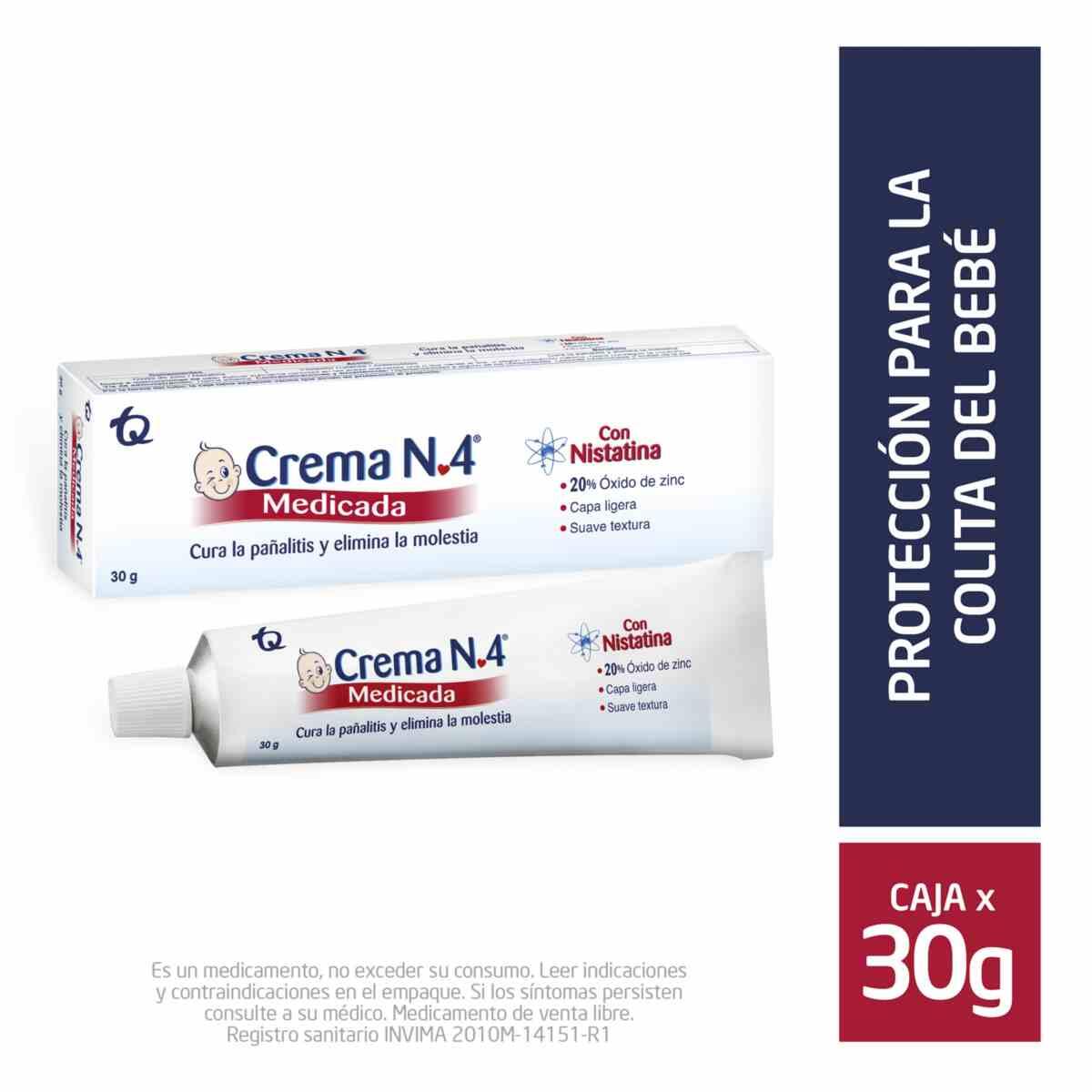 Crema N 4 Medicada X 30 Gr