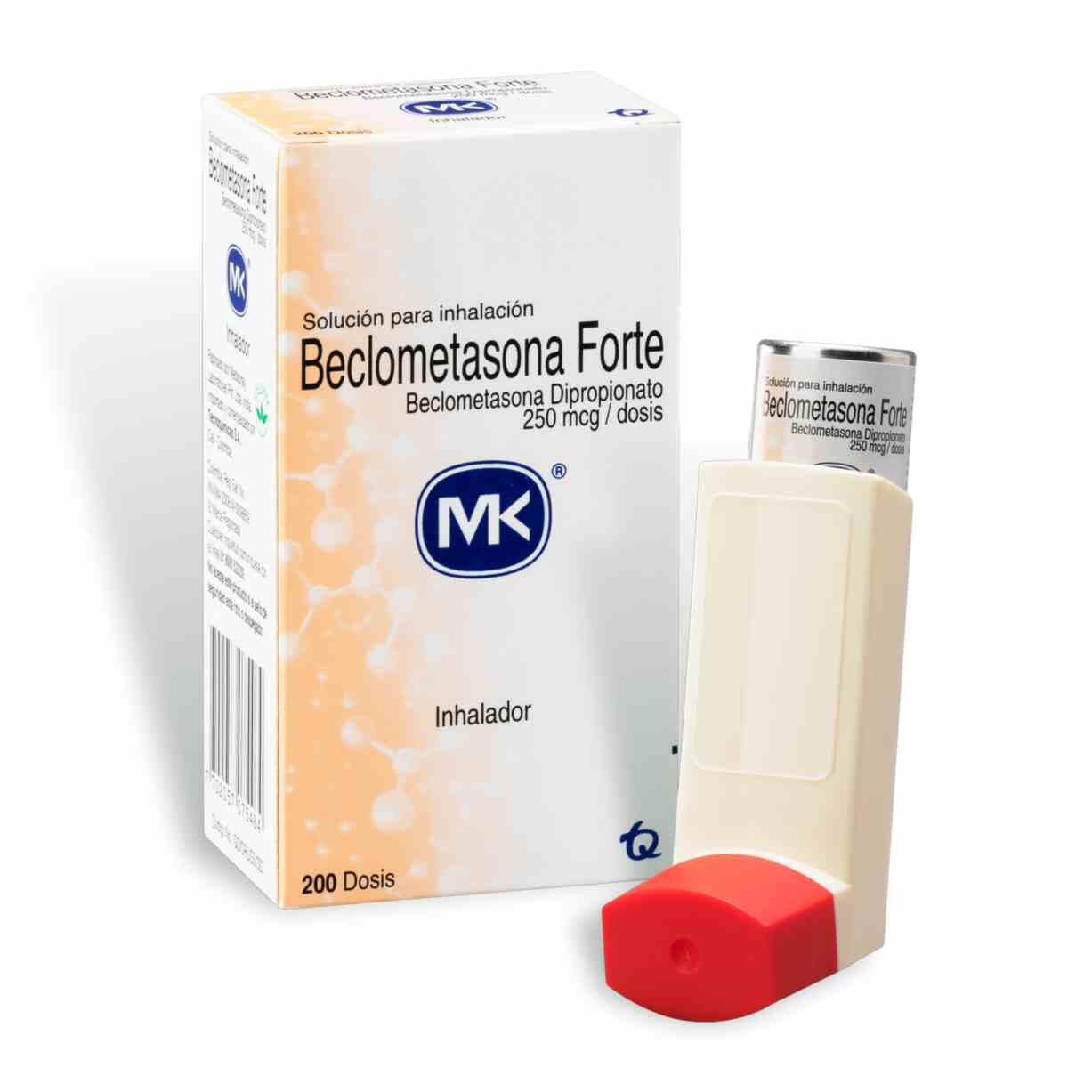 Beclometasona 250 Mcg Inhalador X 200 Dosis