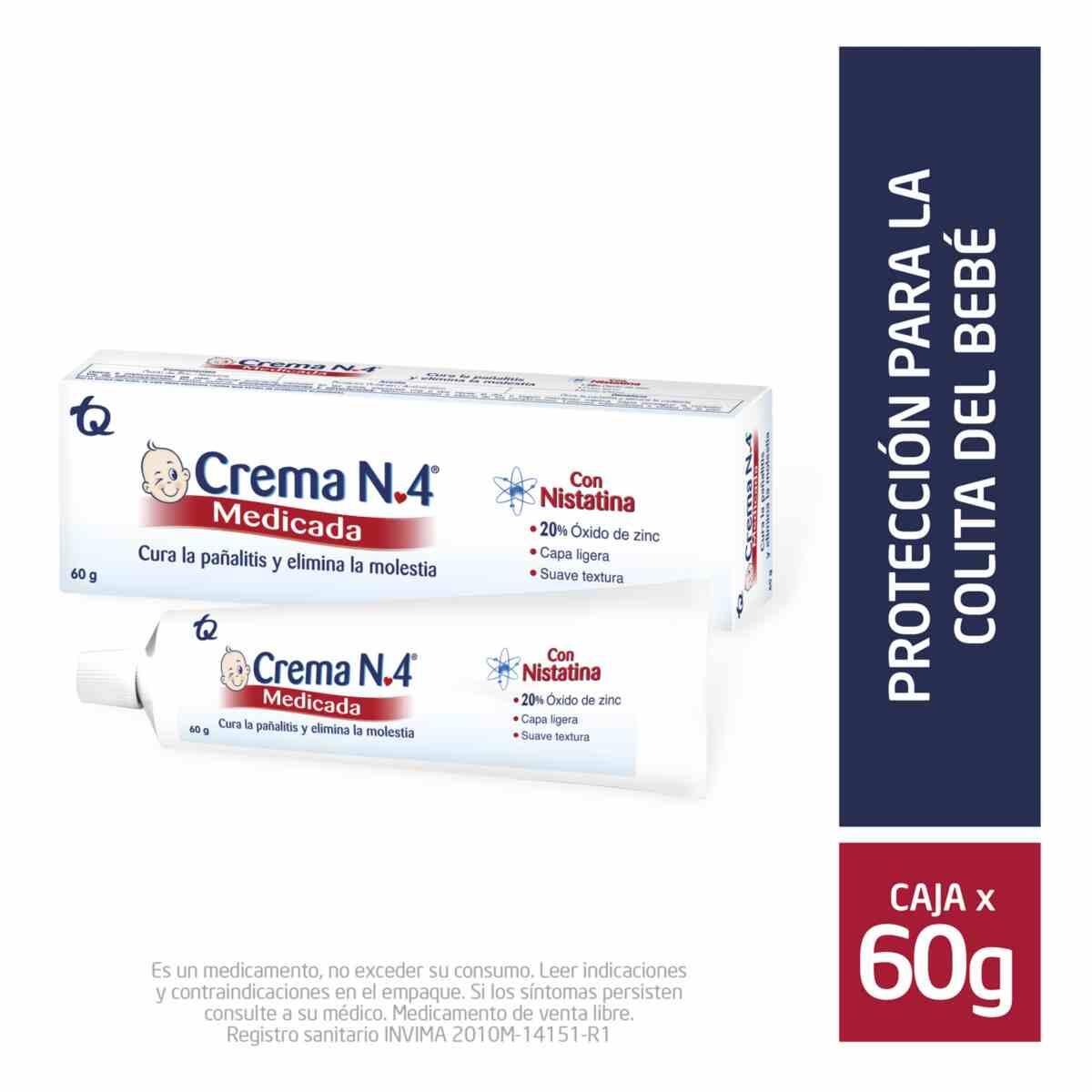 Crema N 4 Medicada X 60 Gr