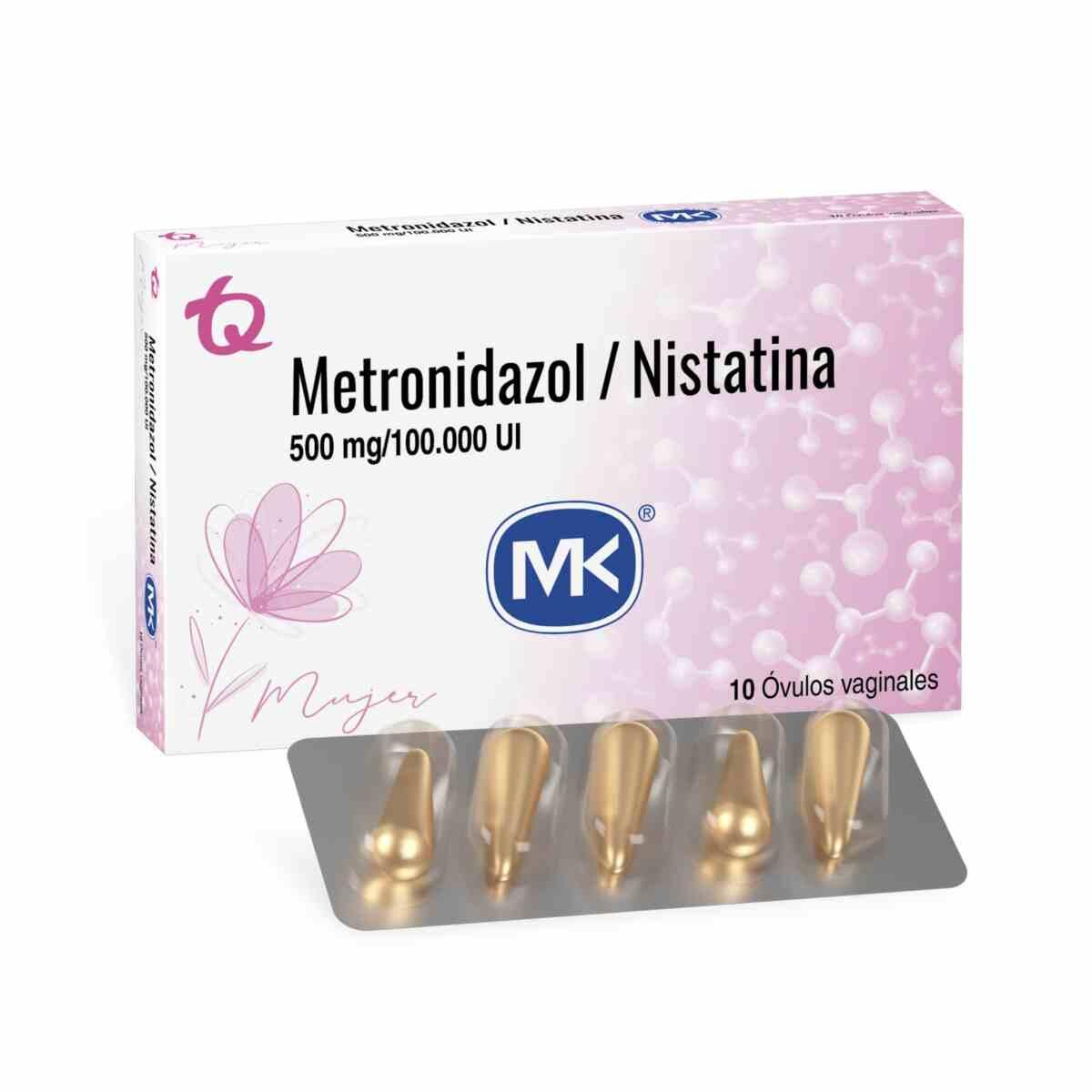 Metronidazol 500 Mg + Nistatina X 10 Ovulos