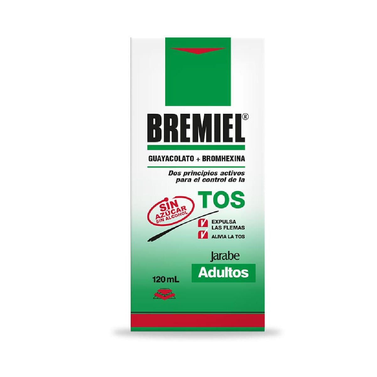 Bremiel Adulto Guayacolato/bromhexina Jarabe X 120 Ml