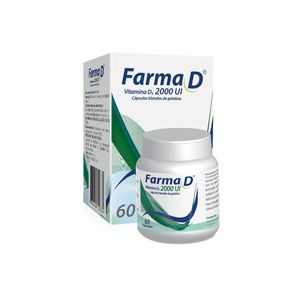 Farma D Vitamina D3 2.000 Ui X 60 Cap