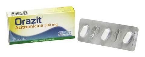 Orazit Azitromicina 500 Mg X 3 Tabl