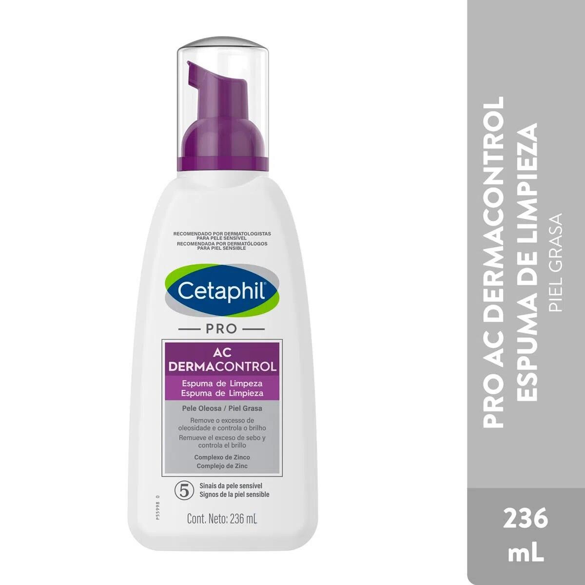 Cetaphil Dermacontrol Espuma Limpiadora X 236 Ml