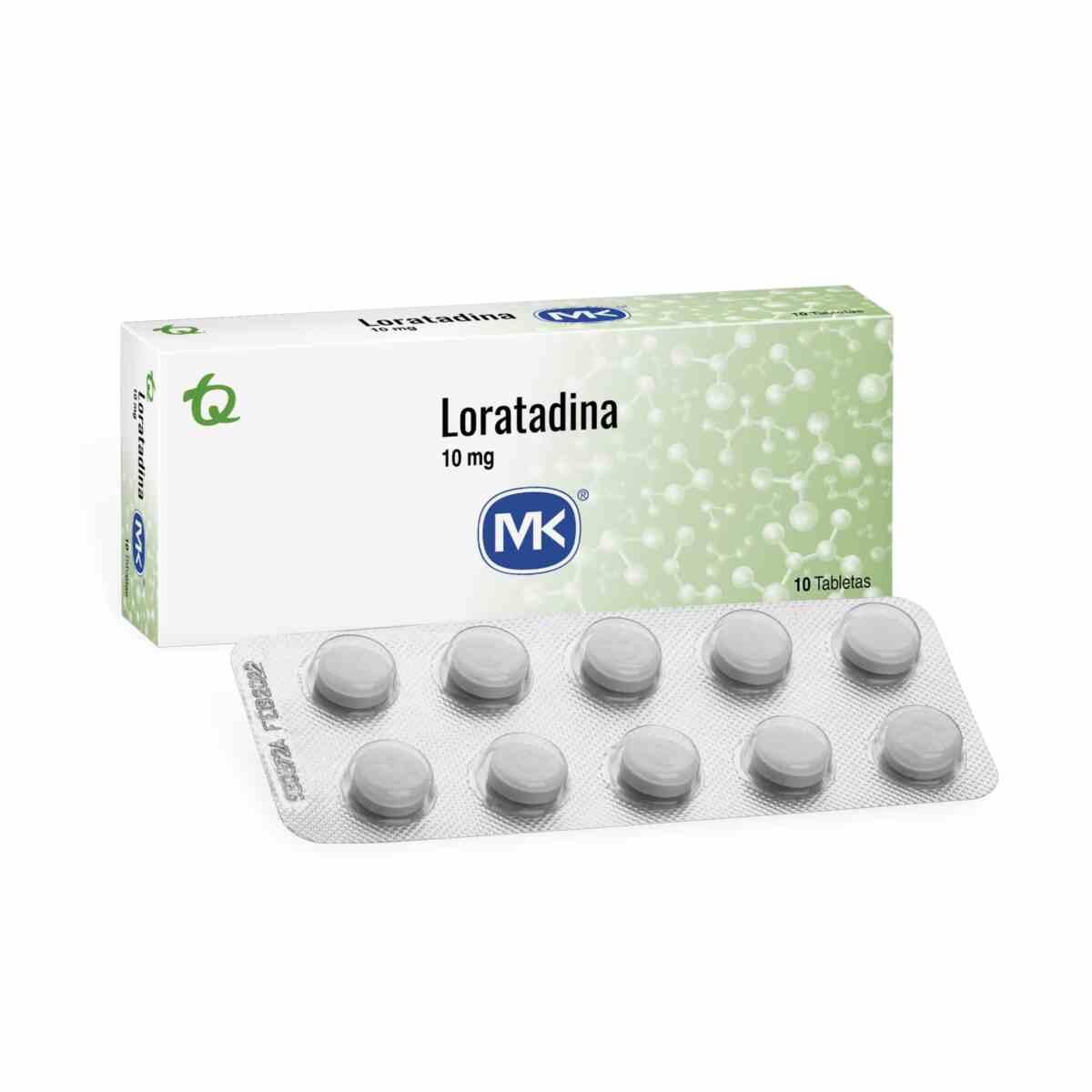 Loratadina 10 Mg X 10 Tabl