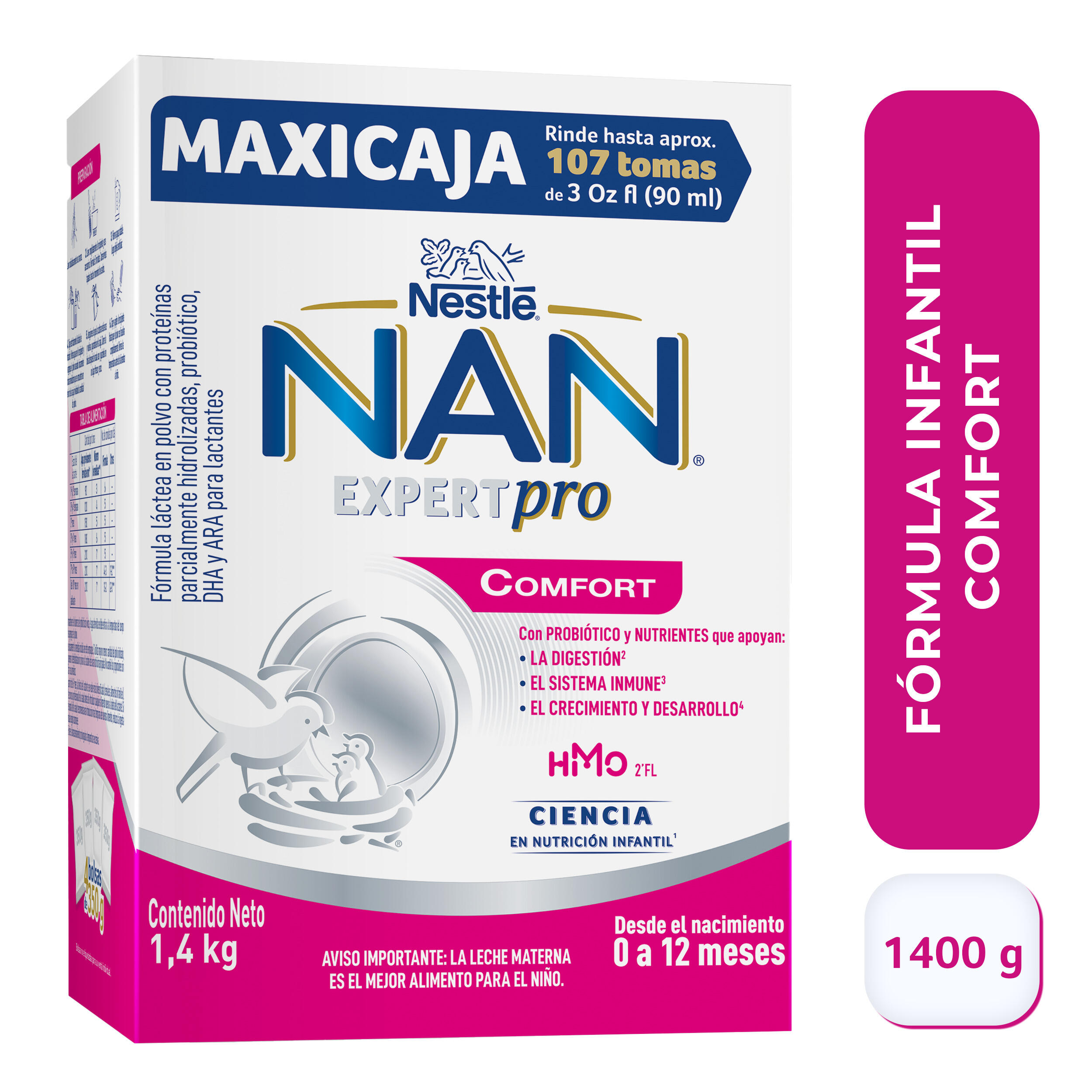 Formula Infantil Nan Comfort X 1400 Gr.