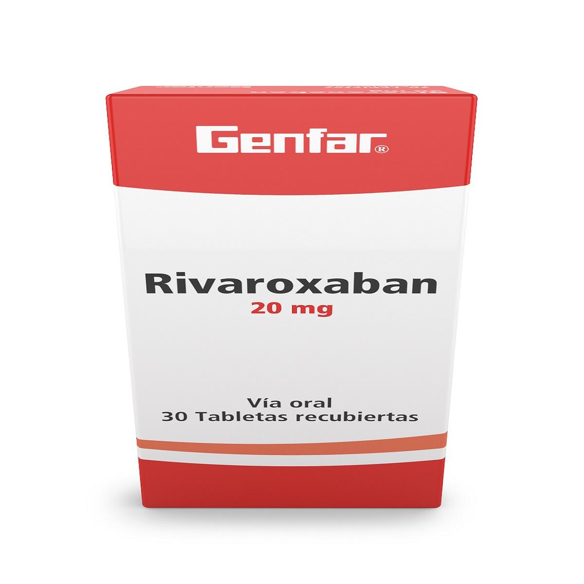 Rivaroxaban 20 Mg X 30 Tabl