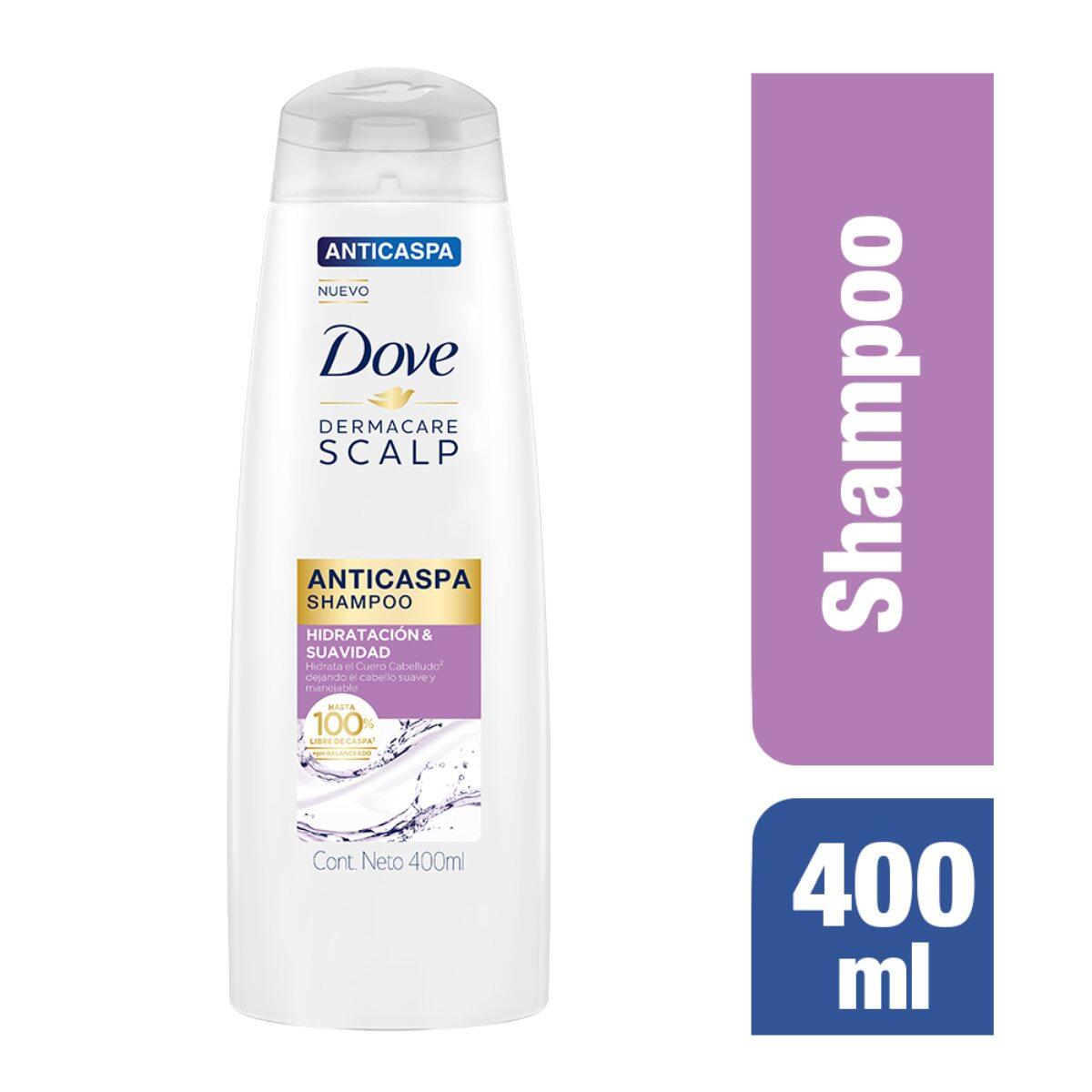 Shampoo Dove Anticaspa Hidratacion Y Suavidad X 400 Ml