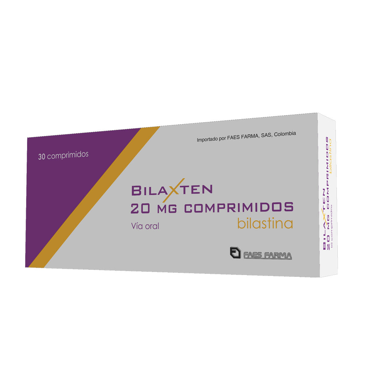 Bilaxten Bilastina 20 Mg X 30 Comprimidos