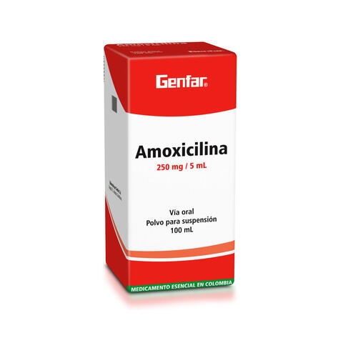 Amoxicilina 250 Mg/5 Ml X 100 Ml