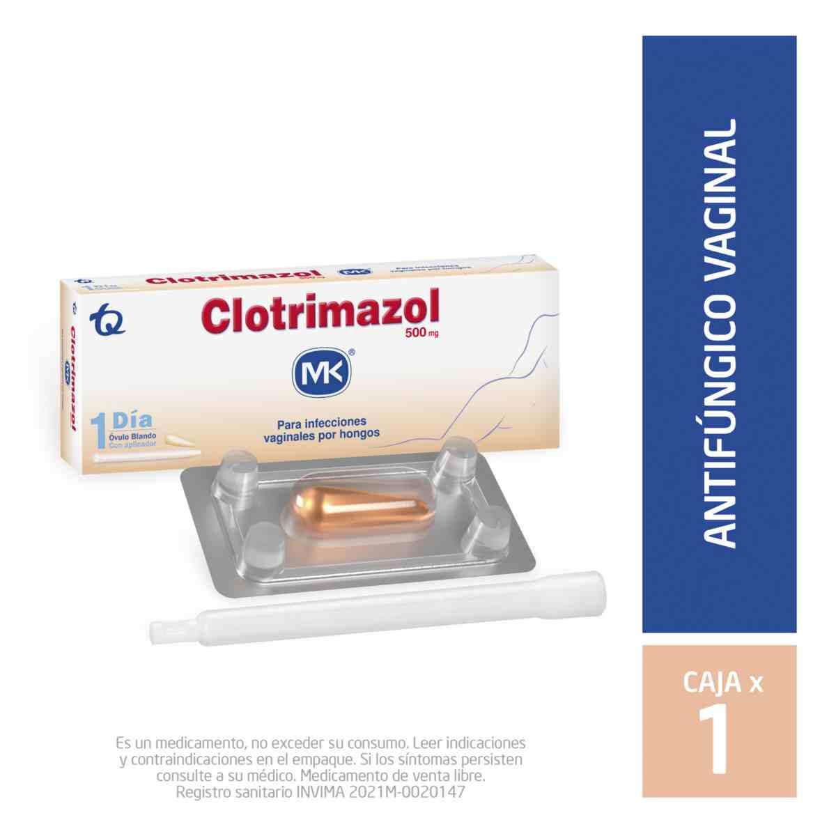 Clotrimazol 500 Mg X 1 Ovulo