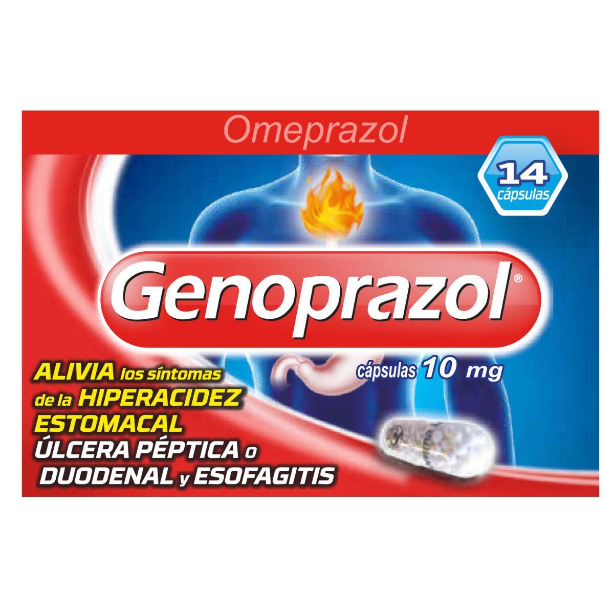 Genoprazol Omeprazol 10 Mg X 14 Cap