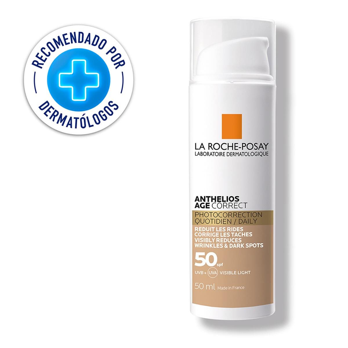 Protector Solar Anthelios Age Correct Spf 50 Con Color X 50 Ml