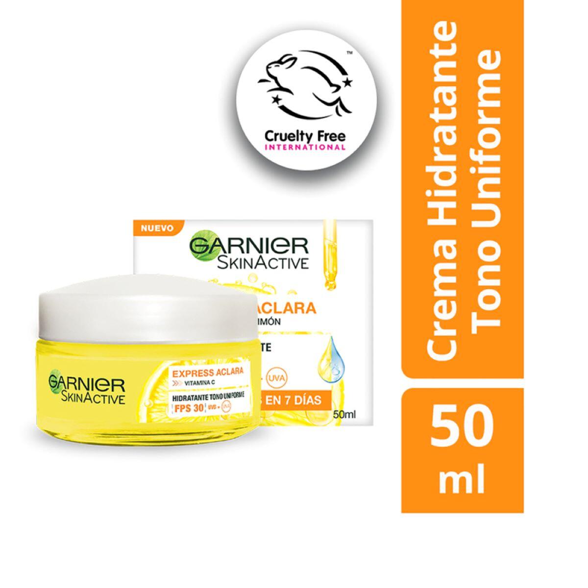 Crema Antimanchas Garnier Express Aclara Vitamina C Fps 30 X 50 Ml