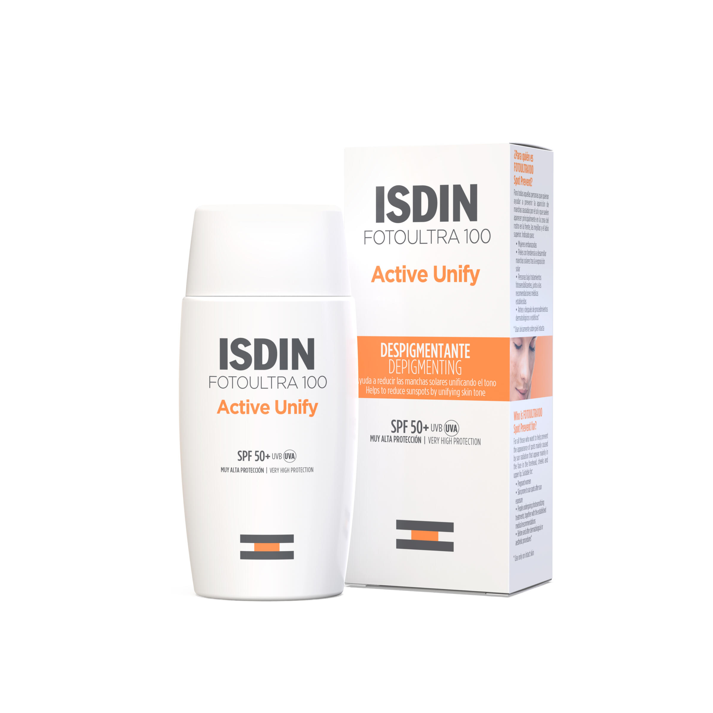 Foto Ultra 100 Isdin Active Unify Spf 50 X 50 Ml