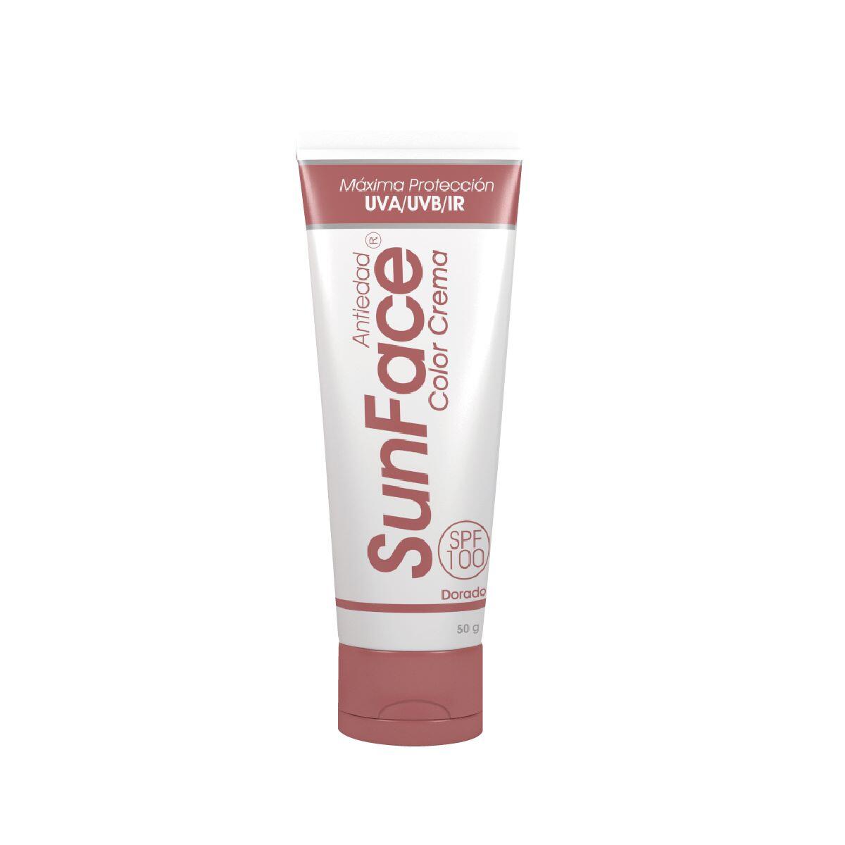 Sunface Color Crema Antiedad Spf 100 X 50 Gr