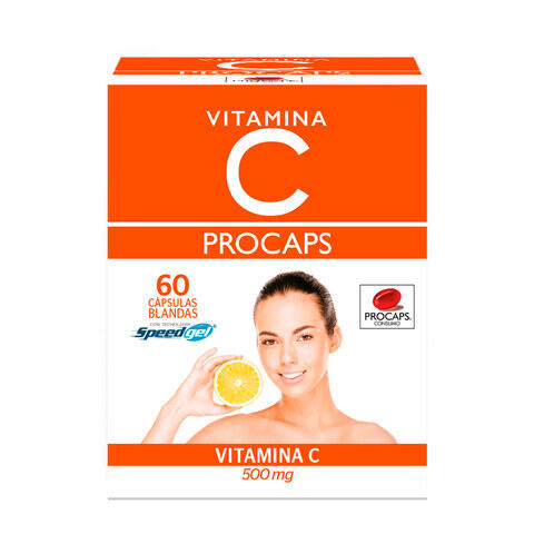 Vitamina C 500 Mg X 60 Caps