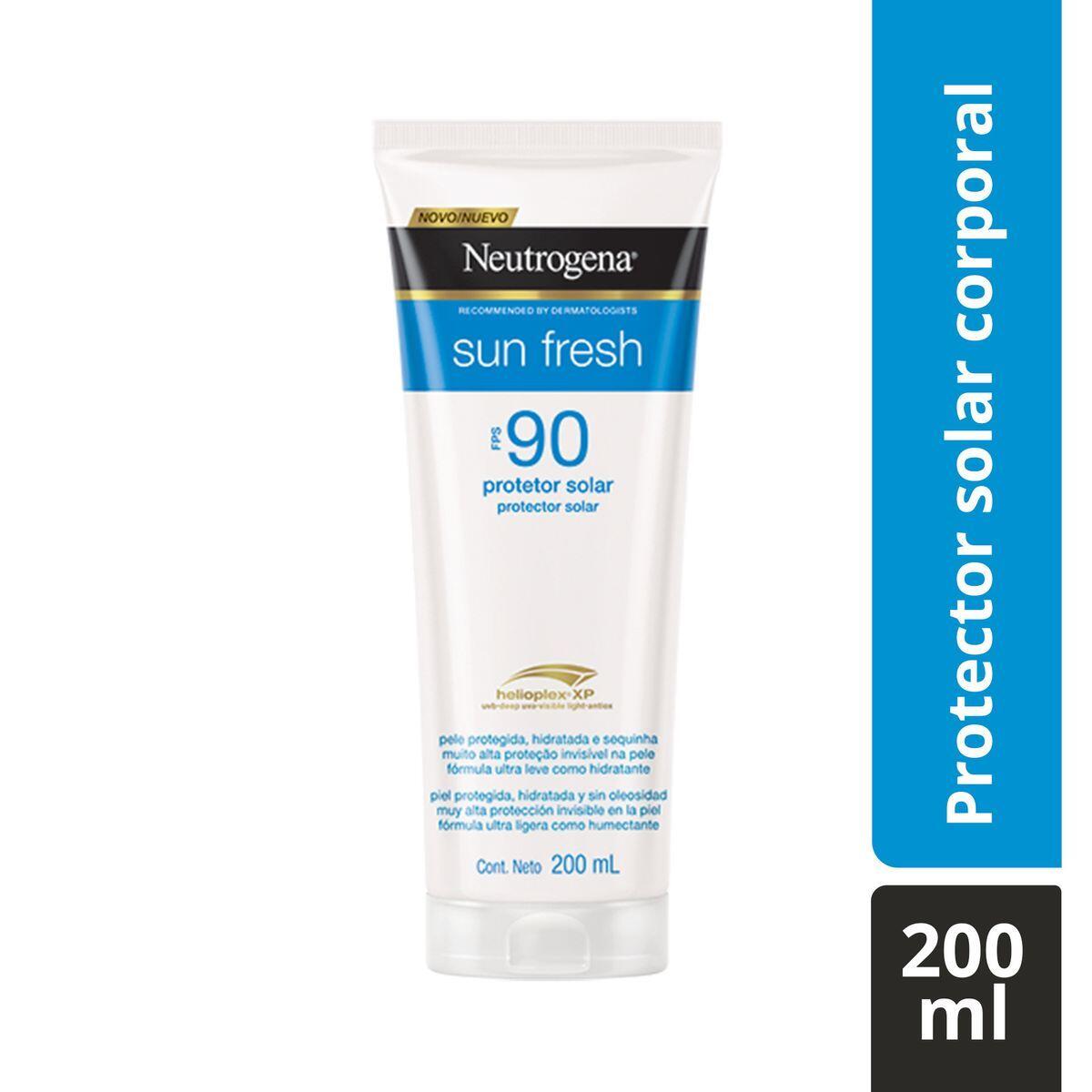 Protector Solar Neutrogena Sun Fresh Spf 90 X 200 Ml